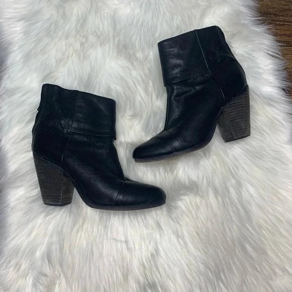 Rag & Bone Newberry Leather Ankle Boot - Picture 3 of 11